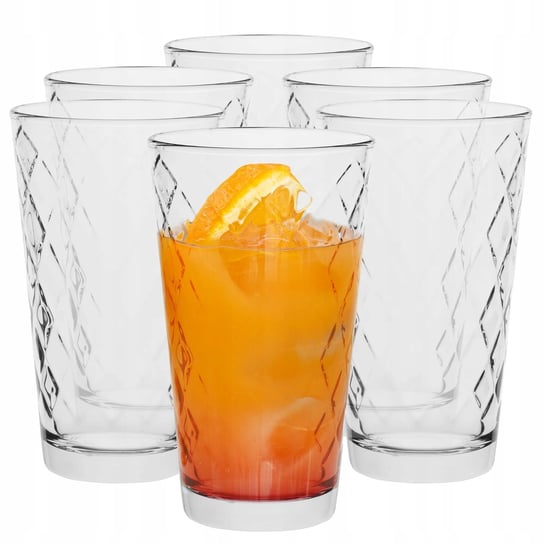Ozdobna szklanka w romby Lotte  370 ml Trend For Home