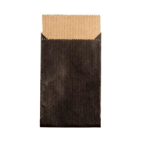 Ozdobna torba papierowa - Prezent - Przysmaki - Czarna - 6 x 4,5 cm Inna marka