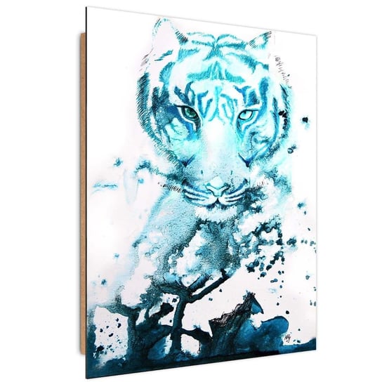 Ozdobny deco panel FEEBY, Abstrakcyjny tygrys, 70x100 cm Feeby