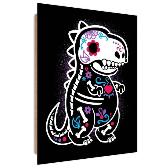 Ozdobny deco panel FEEBY, Dinozaur la santa muerte, 40x60 cm Feeby