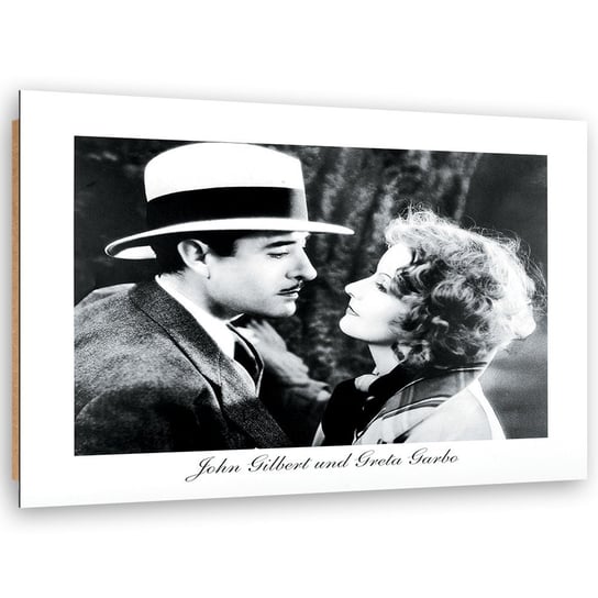 Ozdobny deco panel FEEBY, John Gilbert i Greta Garbo, 60x50 cm Feeby