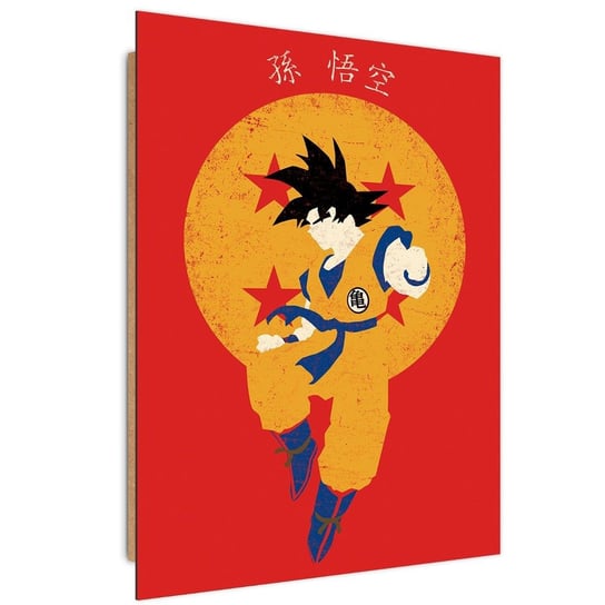 Ozdobny deco panel FEEBY, Son Goku Dragon Ball, 50x70 cm Feeby