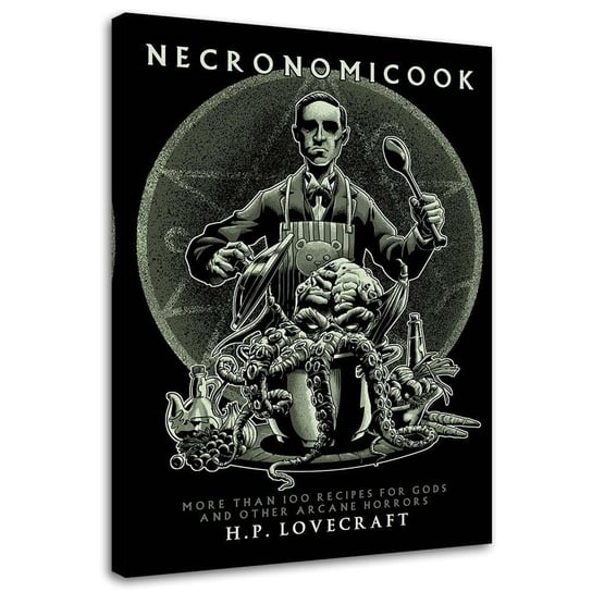 Ozdobny deco panel FEEBY, Świat Lovecrafta, 50x70 cm Feeby