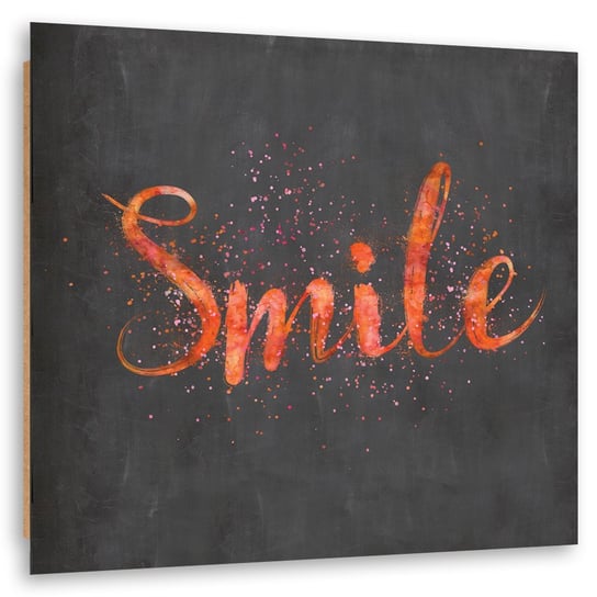 Ozdobny deco panel FEEBY, Uśmiech, 60x60 cm Feeby