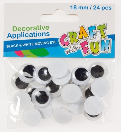 Ozdoby Dekoracyjne Oczy 18 Mm Craft With Fun 290507 Craft With Fun