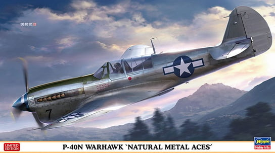 P-40N Warhawk (Natural Metal Aces) 1:48 Hasegawa 07516 HASEGAWA