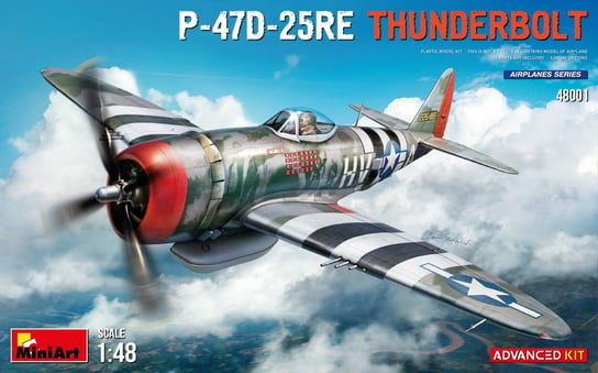 P-47d-25re Thunderbolt. Advanced Kit 1:48 MiniArt 48001 MiniArt