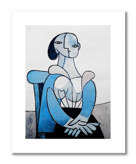 P. Picasso Kobieta Siedząca Na Krześle, Plakat 40X50 DEKORAMA