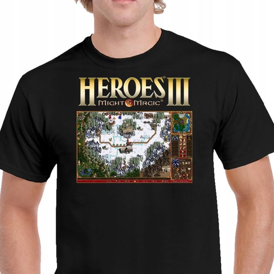 P038 KOSZULKA HEROES 3 HEROES III OF MIGHT AND MAGIC GRA CZARNA XXL JHK