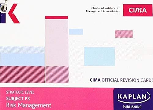 P3 Risk Management - Revision Cards Kaplan Publishing