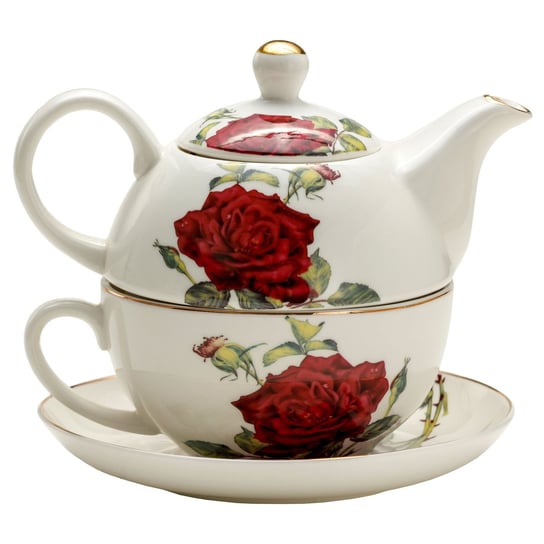 P4Y, Filiżanka Z Czajniczkiem Tea For One Roses, Róże P4Y