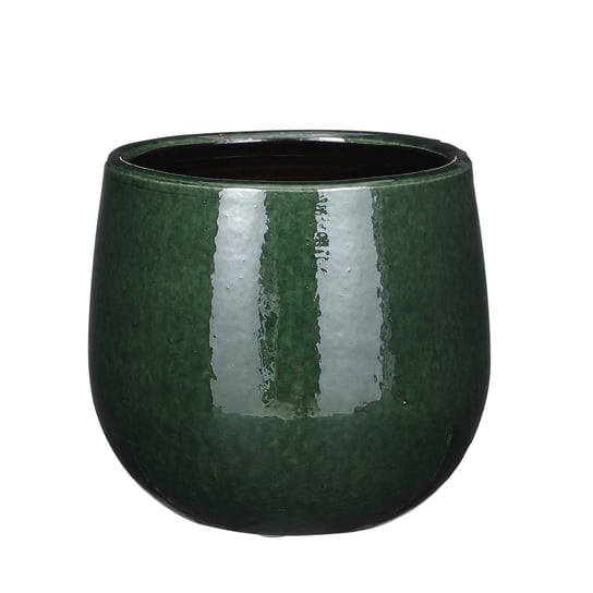 PABLO ceramiczna osłonka ⌀ 16 cm - zielona Mica Decorations