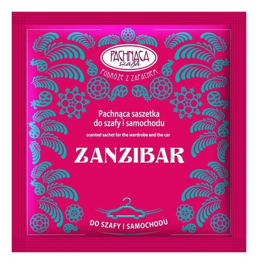 Pachnąca saszetka do szafy i samochodu PACHNĄCA SZAFA Zanzibar Podróże Z Zapachem, 5g PACHNĄCA SZAFA
