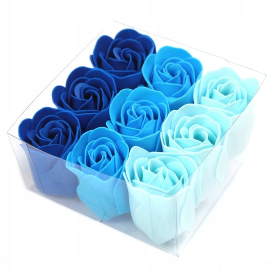 PACHNĄCE KWIATY MYDLANE róża w pudełku na prezent BOX kobiet dzień urodziny DOMOSFERA