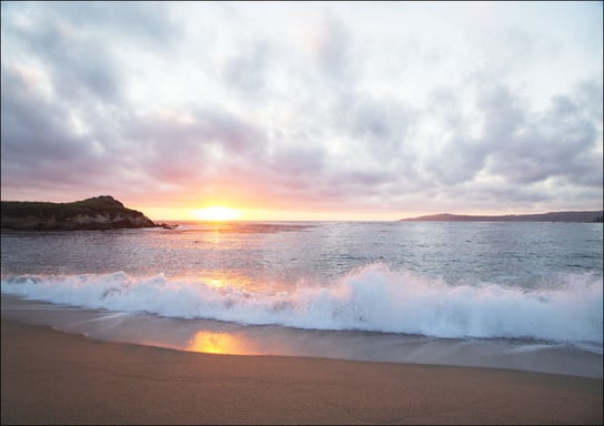 Pacific Coast Sunset at Monterey, California., Carol Highsmith - plakat 40x30 cm Galeria Plakatu