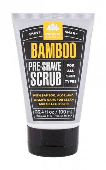Pacific Shaving Co. Shave Smart Bamboo Pre-Shave Scrub 100ml Pacific Shaving