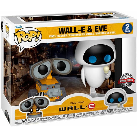 PACK 2 FIGURAS POP DISNEY WALL-E - WALL-E & BULB EVE EXCLUSIVE Funko