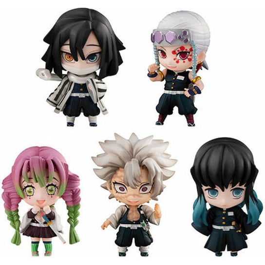 PACK 5 FIGURAS TANJIRO AND THE HASHIRAS MASCOT DEMON SLAYER KIMETSU NO YAIBA VER.B 5CM mHouse