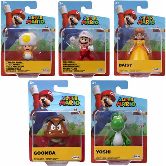 PACK 8 FIGURAS SUPER MARIO WAVE 34 SUPER MARIO NINTENDO 6CM SURTIDO Jakks Pacific