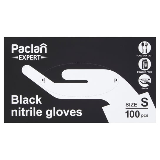 Paclan Expert Rękawice nitrylowe S 100 sztuk Paclan
