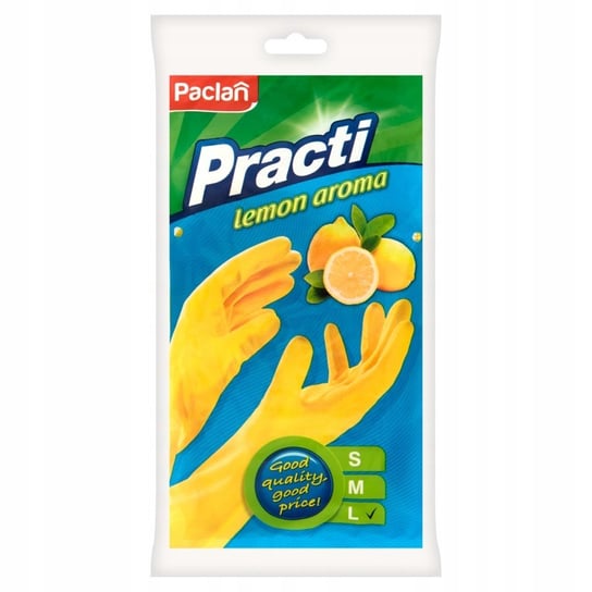 Paclan Practi Rękawice Gumowe Lemon Aroma L Paclan