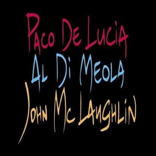 Paco De Lucia, Al Di Meola, John McLaughlin, płyta winylowa De Lucia Paco, McLaughlin John, Di Meola Al