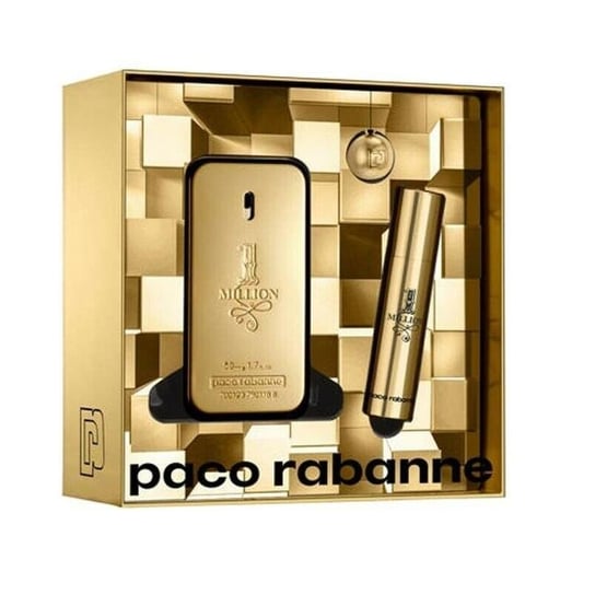 Paco Rabanne, 1 Million, zestaw kosmetyków, 2 szt. + brelok Paco Rabanne