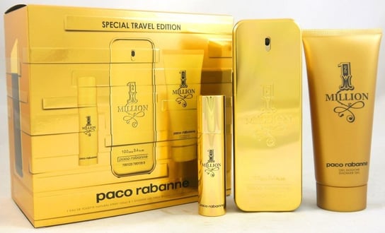 Paco Rabanne, 1 Million, zestaw kosmetyków, 3 szt. Paco Rabanne
