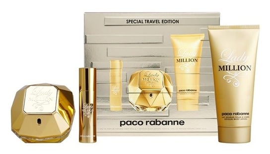 Paco Rabanne, Lady Million, zestaw kosmetyków, 3 szt. Paco Rabanne