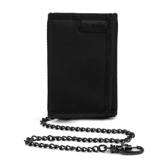 Pacsafe, Portfel antykradzieżowy, RFIDsafe Z50 trifold wallet, czarny Pacsafe