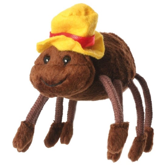 Pacynka do zabawy dla dzieci mały pająk w kapeluszu Puppet Company The Puppet Company