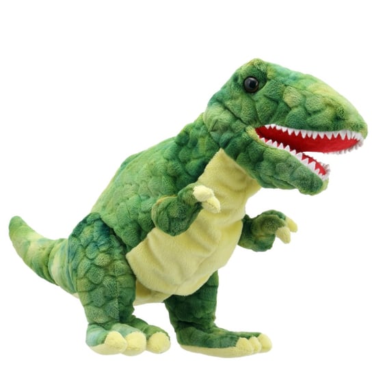 Pacynka na rękę Dinozaur zielony t-rex The Puppet Company