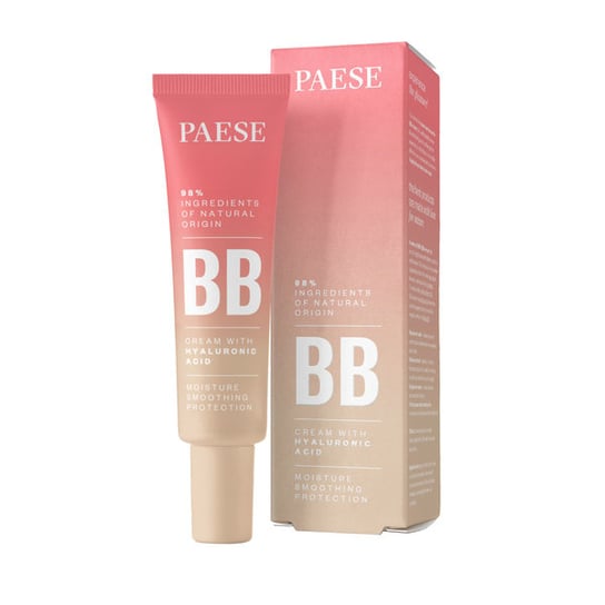 Paese, Krem BB z Kwasem Hialuronowym, 03 Natural, 30ml Paese