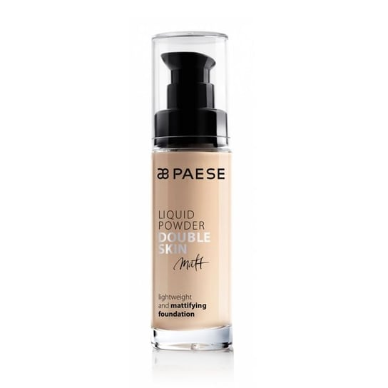 Paese, Liquid Powder Double Skin Matt, wodoodporny podkład do twarzy 30M średni beż, 30 ml Paese