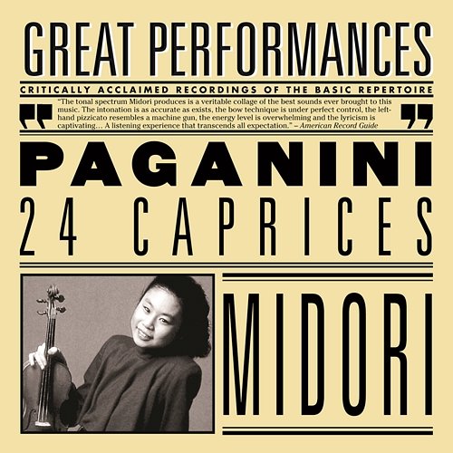 Paganini: 24 Caprices for Solo Violin, Op. 1 Midori