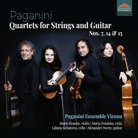 Paganini: Quartets For Strings And Guitar Nos. 7, 14 & 15 Paganini Ensemble Vienna
