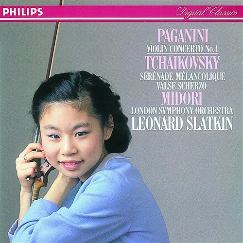 Paganini: Violin Concerto No. 1 - Tchaikovsky: Sérénade mélancolique; Valse-Scherzo Midori, London Symphony Orchestra, Leonard Slatkin