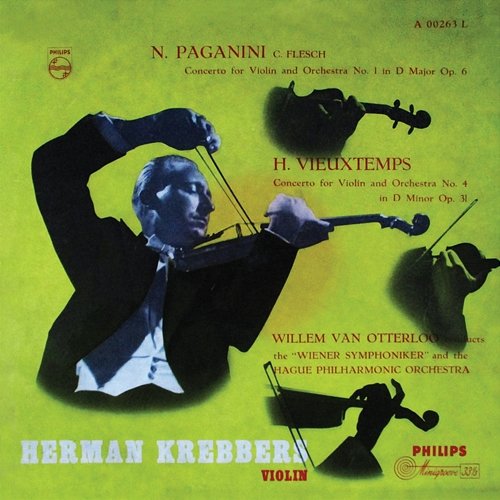 Paganini: Violin Concerto No. 1; Vieuxtemps: Violin Concerto No. 4 Herman Krebbers, Willem van Otterloo