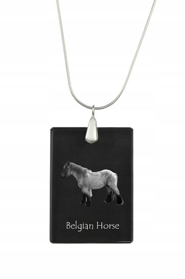 Paint Horse Kryształowy naszyjnik z koniem grawer Inna marka