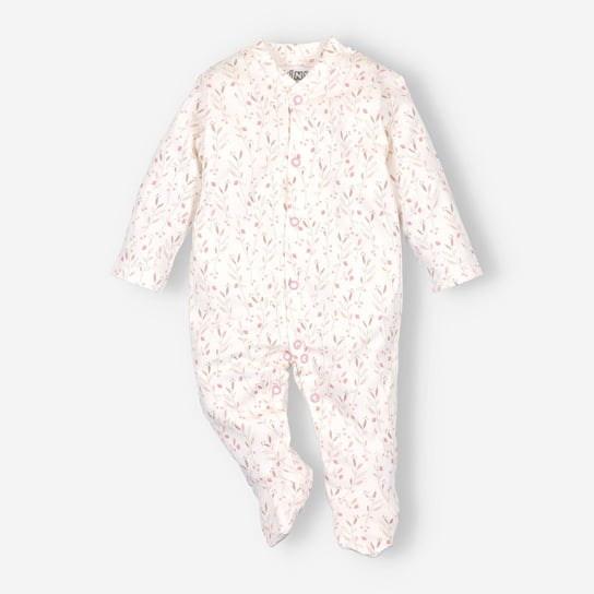 Pajac niemowlęcy PINK DREAMS  z bawełny organicznej dla dziewczynki-86 NINI