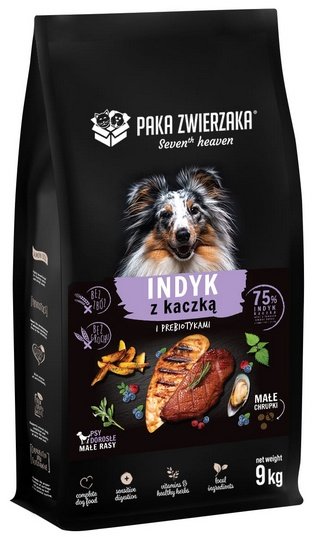 Paka Zwierzaka Seventh Heaven Indyk z kaczką Mini 9kg Paka Zwierzaka