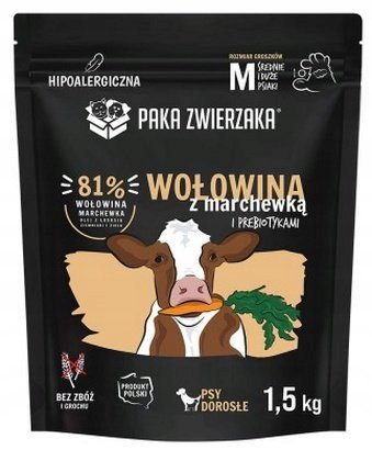 Paka Zwierzaka Seventh Heaven Wołowina z marchewką M 1,5kg Paka Zwierzaka
