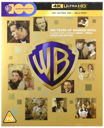 Pakiet: 100 Years of Warner Bros: The Wizard of Oz / Citizen Kane / Singin' in the Rain / Casablanca / Rebel Without a Cause Taurog Norman, Leroy Mervyn, Fleming Victor, Vidor King, Thorpe Richard, Cukor George