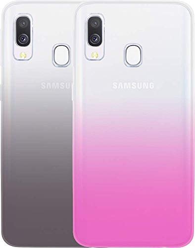 Pakiet 2 Carcasas Negro Degradado + Rosa Degradado Samsung Galaxy A40 Appree