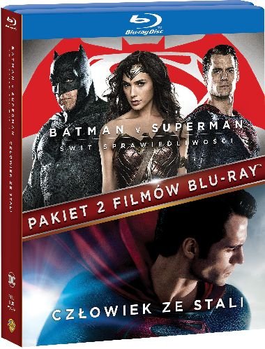 Pakiet: Batman v Superman: Świt sprawiedliwości / Człowiek ze stali Snyder Zack