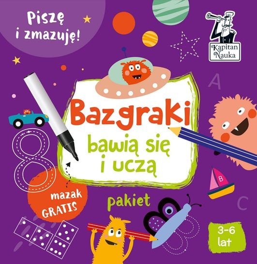 Pakiet: Bazgraki bawią się i uczą 3-6 lat Sobkowiak Monika, Zych Anna