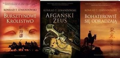 Pakiet: Bursztynowe królestwo / Afgański Zeus / Bohaterowie się odradzają Lewandowski Konrad T.