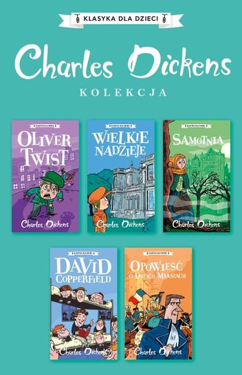 Pakiet. Charles Dickens. Tomy 1-5 Dickens Charles