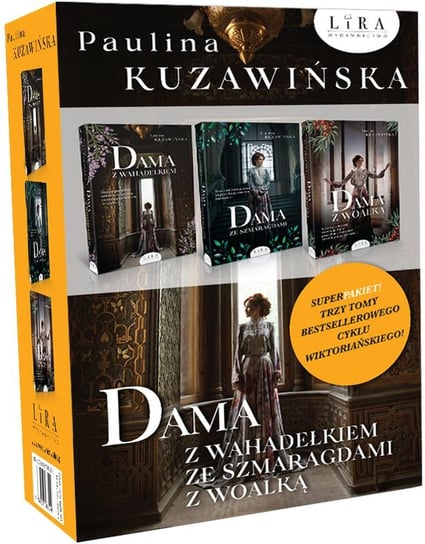 Pakiet: Dama z wahadełkiem / Dama ze szmaragdami / Dama z woalką Kuzawińska Paulina