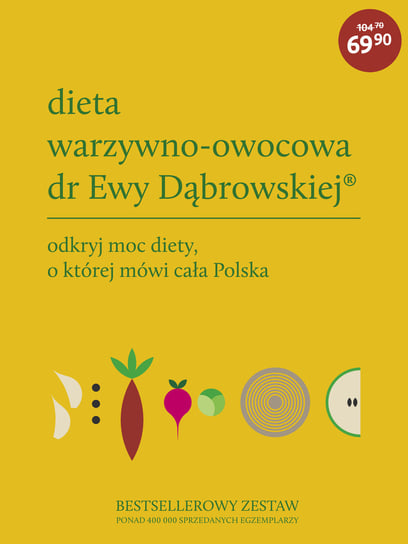 Pakiet: Dieta warzywno-owocowa dr Ewy Dąbrowskiej® Dąbrowska Beata, Borkowska Paulina